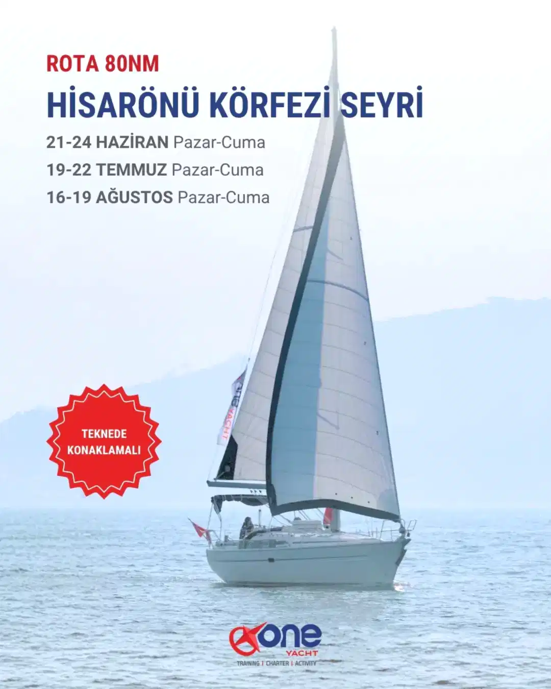 Büyükçekmece Kıyı Marina Çıkışlı Yelken Eğitimleri